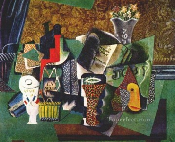 Larga vida a Francia 1915 Pablo Picasso Pinturas al óleo